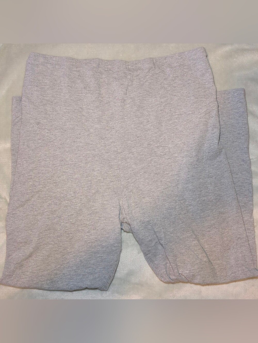 Planet Motherhood Heather Gray Full Length Maternity Leggings - Plus Size 1X/16W